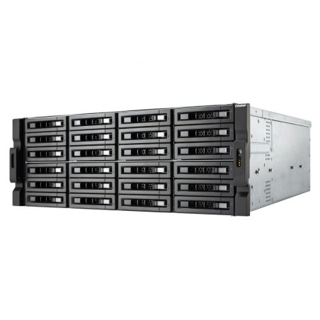QNAP TS-2483XU-RP NAS Rack (4 U) Ethernet LAN Noir E-2136
