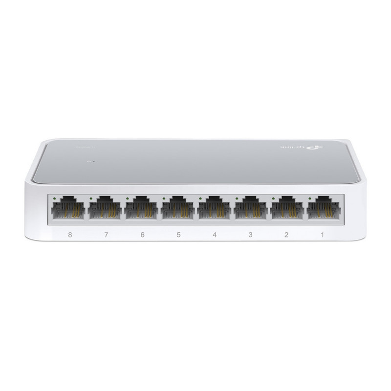 TP-Link TL-SF1008D Non-géré Fast Ethernet (10 100) Blanc