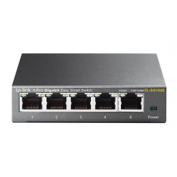 TP-Link TL-SG105E Géré L2 Gigabit Ethernet (10 100 1000) Noir