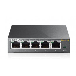 TP-Link TL-SG105E Géré L2 Gigabit Ethernet (10 100 1000) Noir