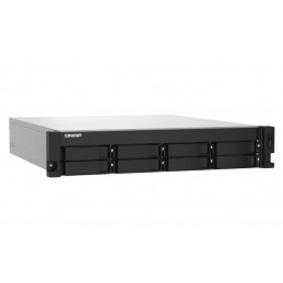 QNAP TS-832PXU NAS Rack (2 U) Ethernet LAN Aluminium, Noir AL324