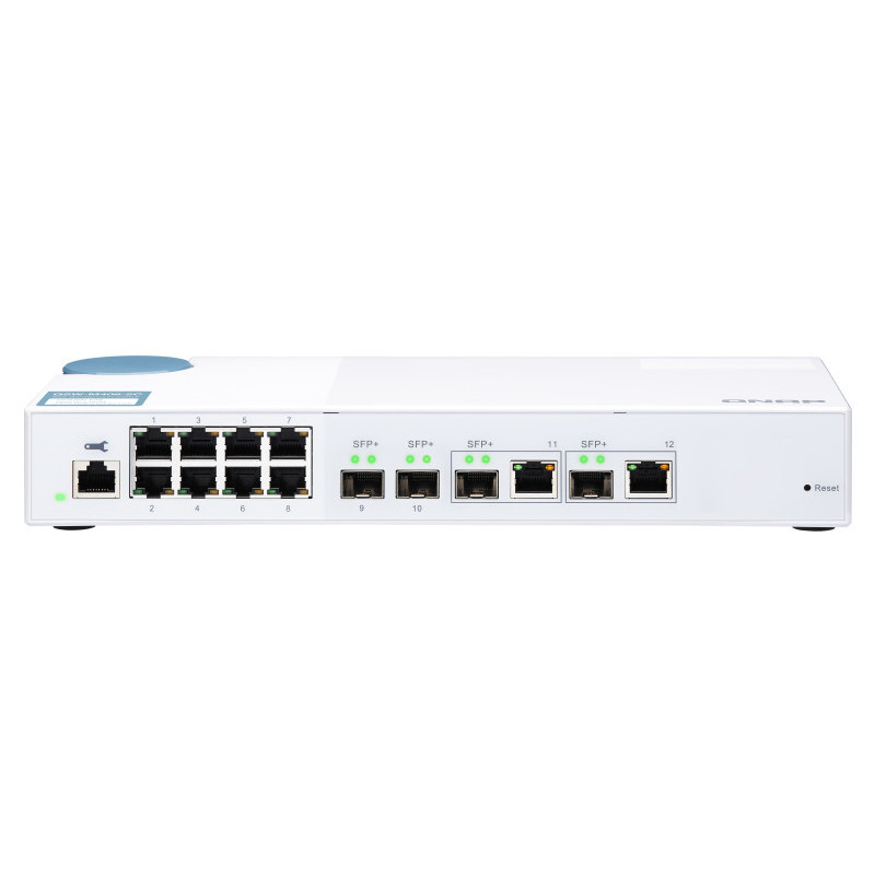 QNAP QSW-M408-2C commutateur réseau Géré L2 10G Ethernet (100 1000 10000) Blanc