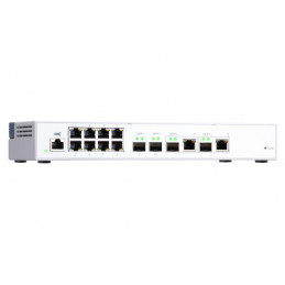 QNAP QSW-M408-2C commutateur réseau Géré L2 10G Ethernet (100 1000 10000) Blanc