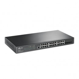 TP-Link TL-SG3428 commutateur réseau Géré L2 L3 Gigabit Ethernet (10 100 1000) 1U Noir