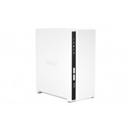 QNAP TS-233 serveur de stockage NAS Mini Tower Ethernet LAN Blanc Cortex-A55